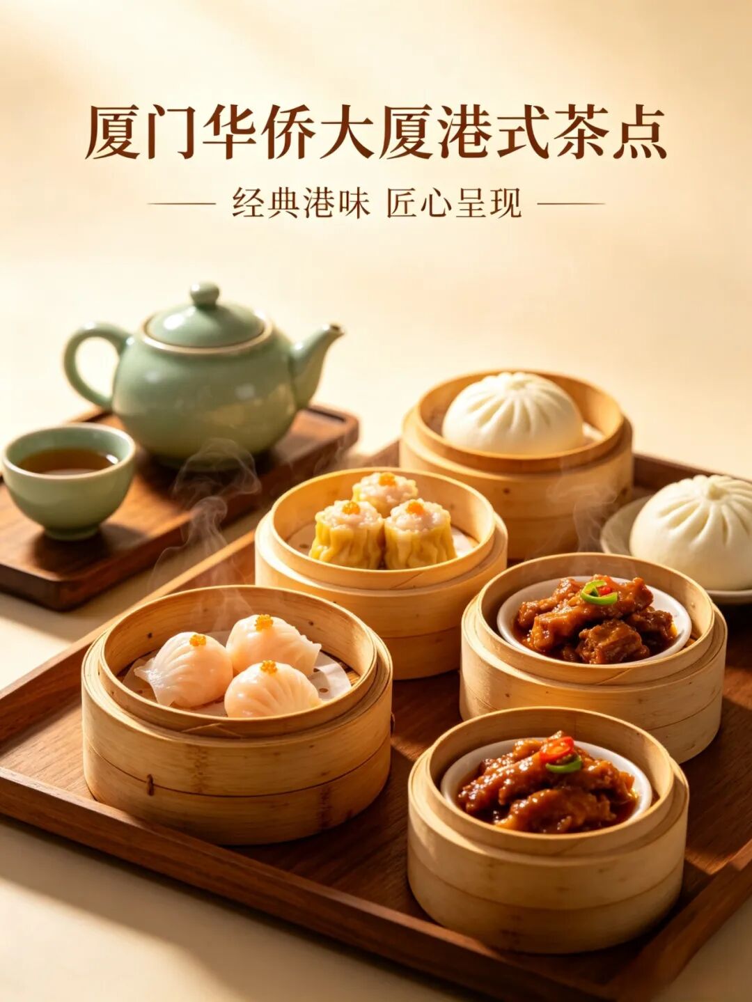 骏马寻香聚丰味，驿路茶香叙清欢｜厦门华侨大厦茶点套餐邀君品鉴